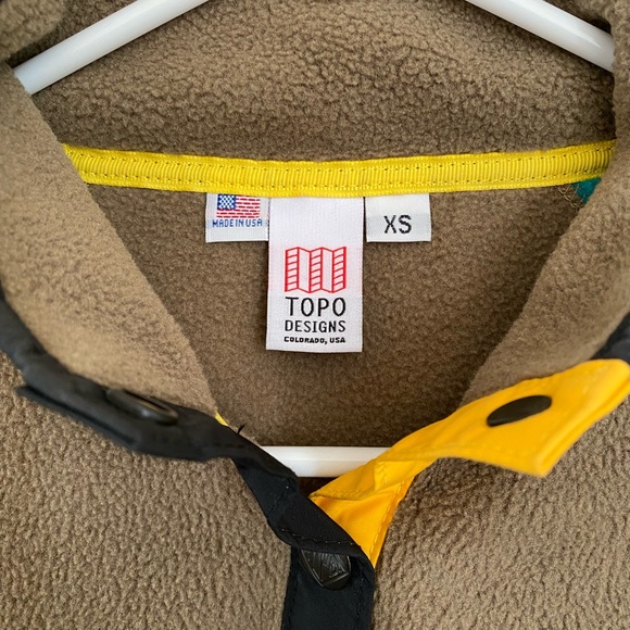 Women’s Topo Designs fleece snap pullover - Picture 2 of 2